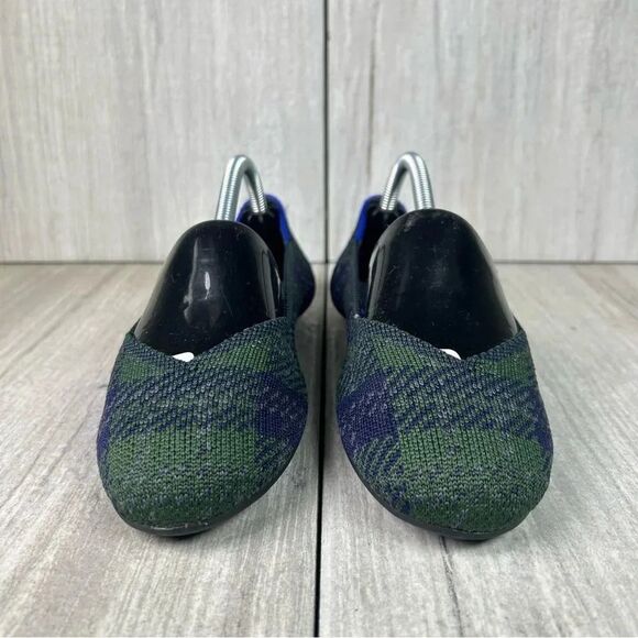 RARE RETIRED Rothy’s Forest Tartan Plaid Round Toe Ballet Flats Womens Size 6.5 - Picture 5 of 10